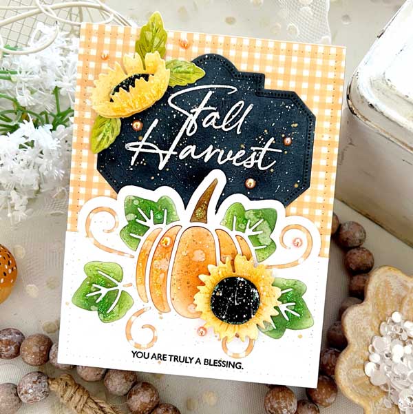 Papertrey Ink Elegant Edges: Pumpkin Dies