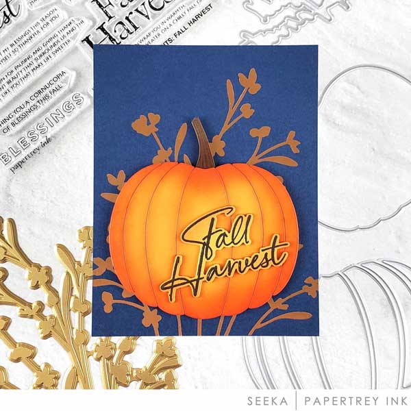 Papertrey Ink Wandering Petals Hot Foil Plate