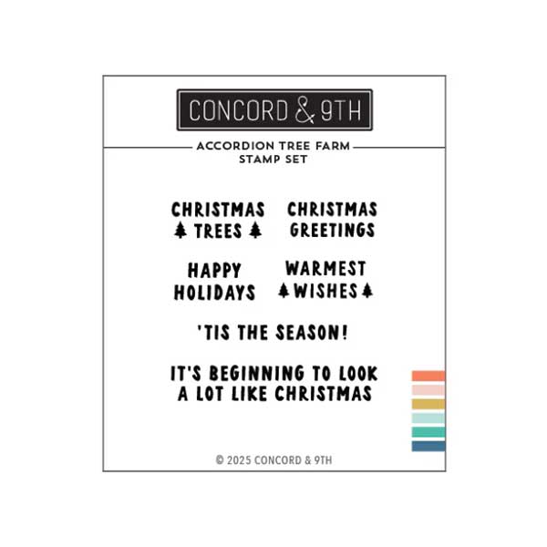 Concord &amp; 9thn Accordion Tree Farm Stamp