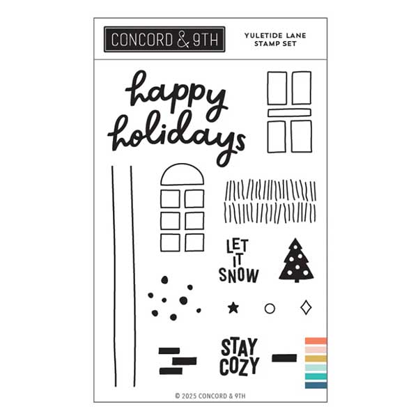 Concord &amp; 9th Yuletide Lane Stamp