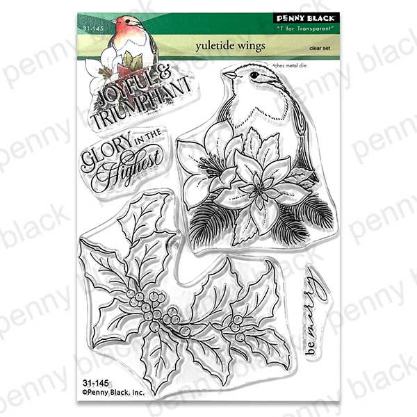 Penny Black Yuletide Wings Stamp Set