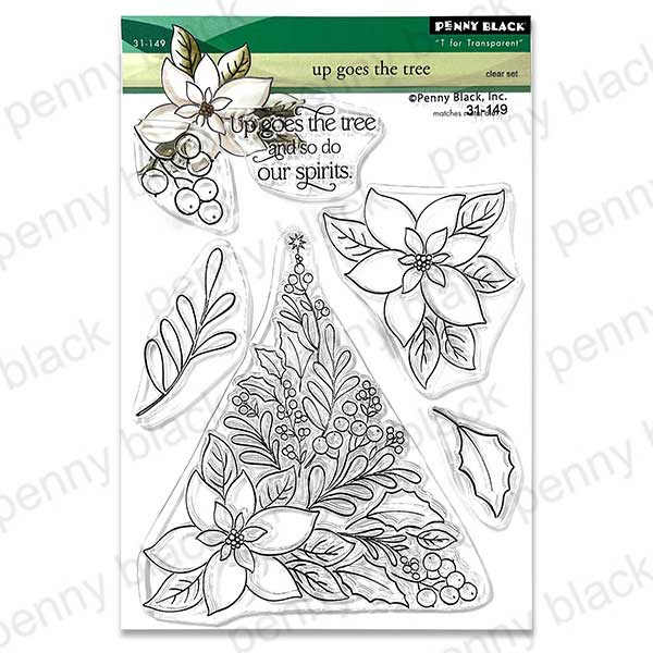 Penny Black Up Goes The Tree Stamp Set