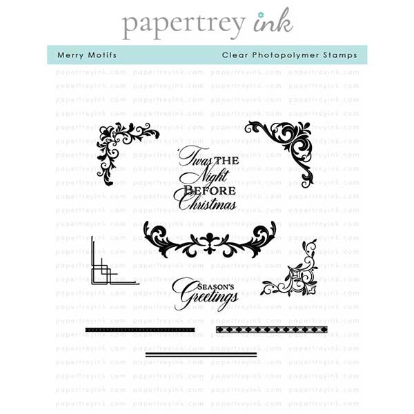 Papertrey Ink Merry Motifs Stamp