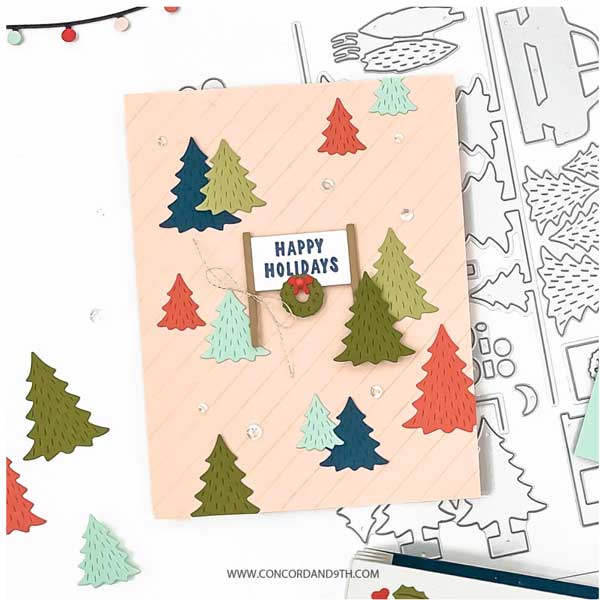 Concord &amp; 9thn Accordion Tree Farm Stamp