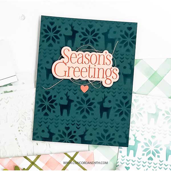 Concord &amp; 9th Seasons Greetings Dies