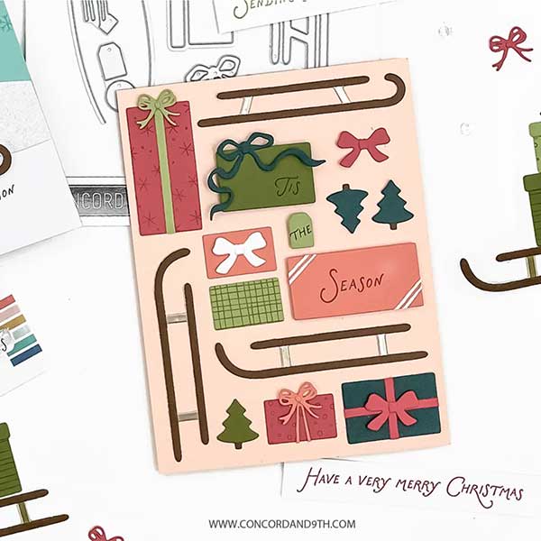 Concord &amp; 9th Sleigh Full of Cheer Stamp