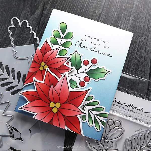 Concord &amp; 9th - Kristina Werner Winter Greenery Stencil Pack