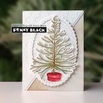 Penny Black Oval Whirl Metal Dies