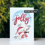Penny Black Frosty Feathers Cut-outs