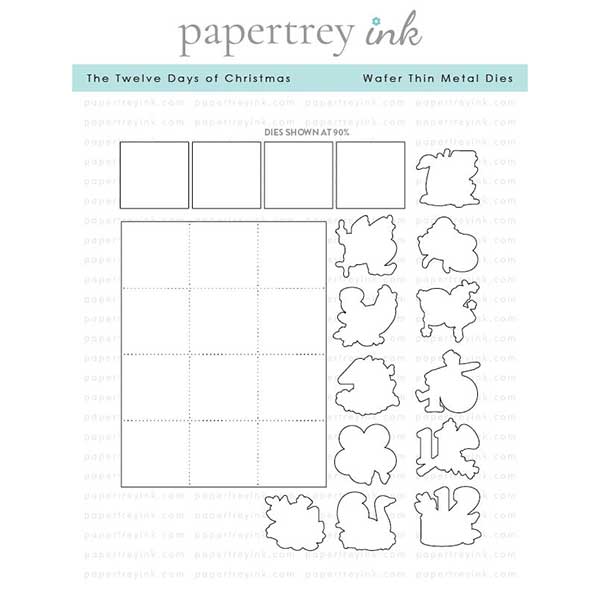 Papertrey Ink The Twelve Days of Christmas Dies