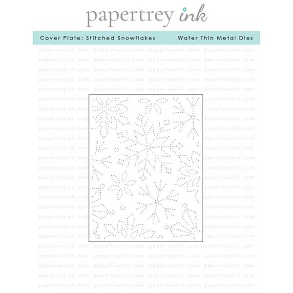 Papertrey Ink Cover Plate: Stitched Snowflakes Die