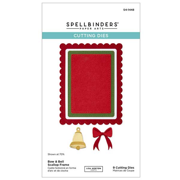 Spellbinders Bow &amp; Bell Scallop Etched Dies