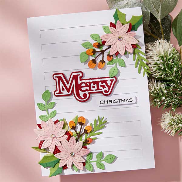 Spellbinders Christmas Foliage Etched Dies