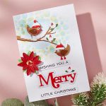 Spellbinders Merry Sentiments Clear Stamp & Die Set