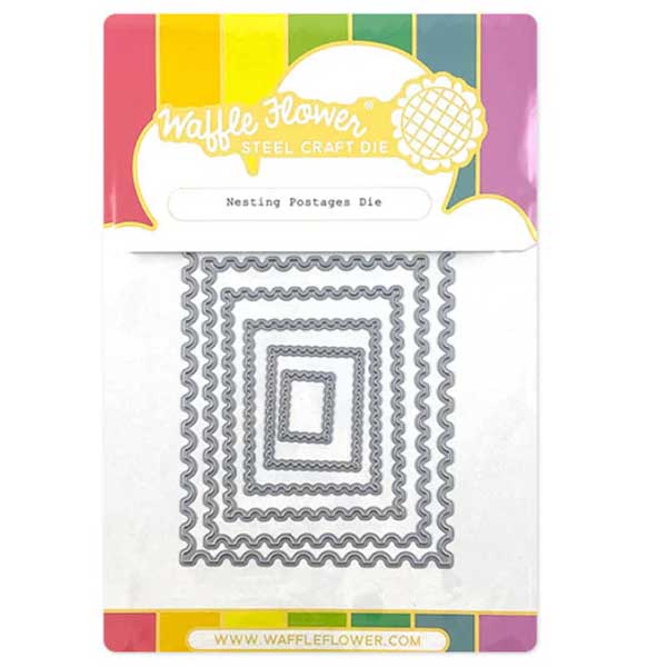 Waffle Flower Nesting Postages Die