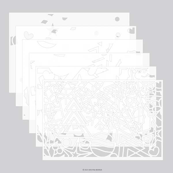 Concord &amp; 9th - Kristina Werner Holiday Icons Stencil Pack