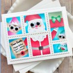 Waffle Flower Postage Collage Dear Santa Stamp Set