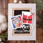 Waffle Flower Postage Collage Dear Santa Stamp Set