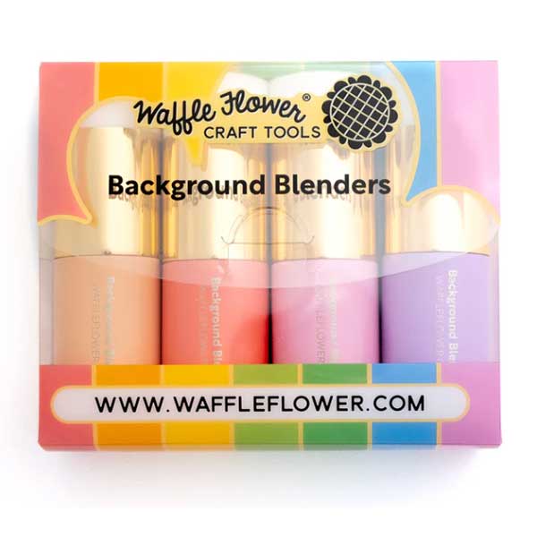 Waffle Flower Background Blender - Reds