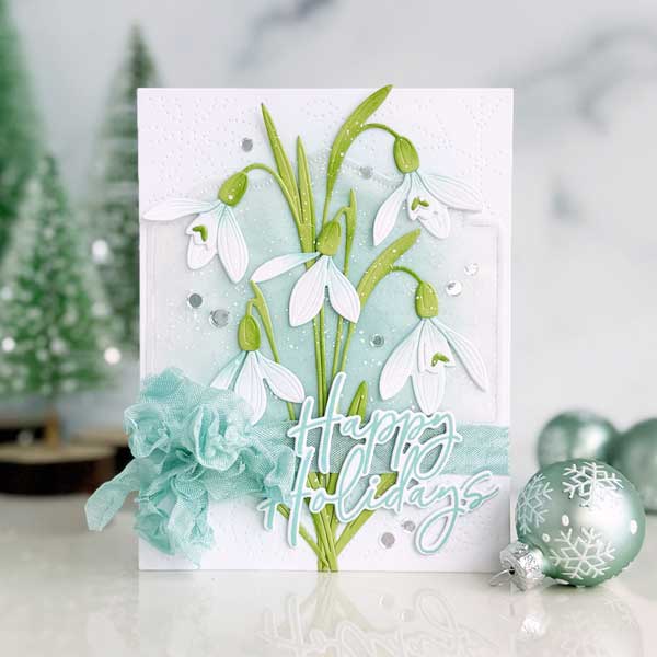 Papertrey Ink This is Big Sentiments: Happy Holidays Dies