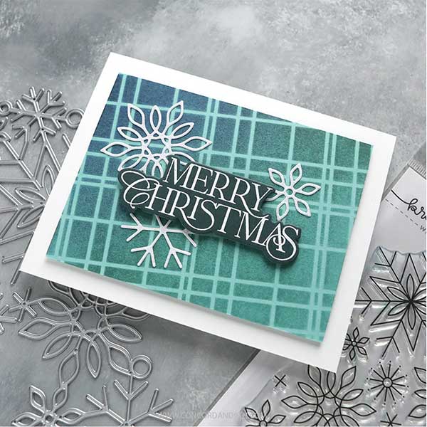 Concord &amp; 9th - Kristina Werner Elegant Holiday Greetings Dies