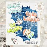 Mama Elephant Jolly Balloons Stamp