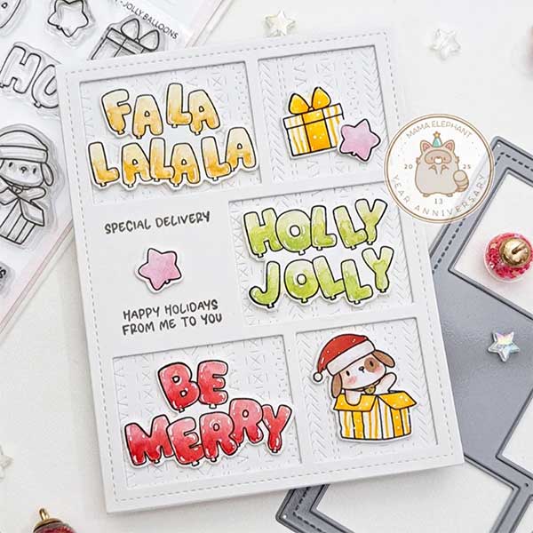 Mama Elephant Jolly Balloons Dies