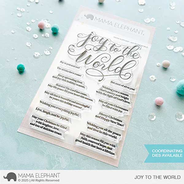 Mama Elephant Joy to the World Stamp
