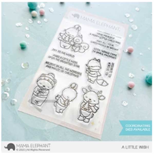 Mama Elephant A Little Wish Stamp