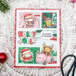 Mama Elephant Santas Friends Stamps