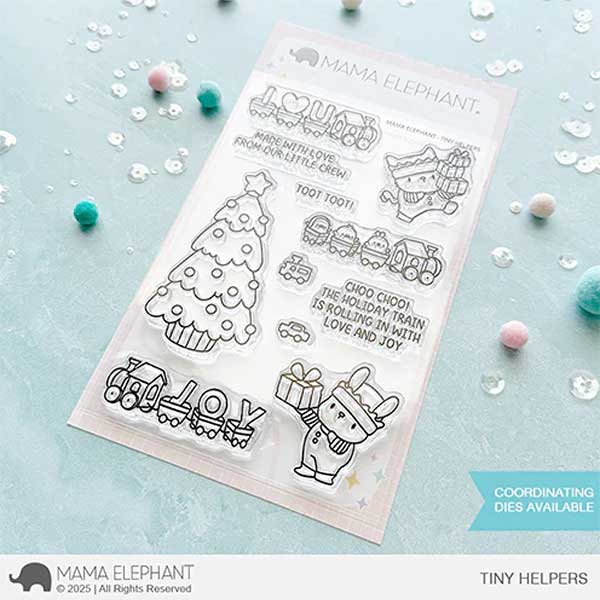 Mama Elephant Tiny Helpers Stamp