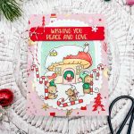 Mama Elephant Very Merry Sentiments Stamp
