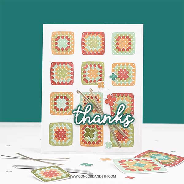 Concord &amp; 9th Granny Square Turnabout™ Stamp Set