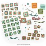 Concord & 9th Granny Square Turnabout™ Stamp Set