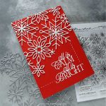 Concord & 9th Kristina Werner Snowflake Season Border Dies