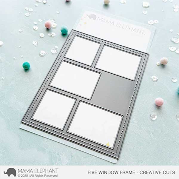 Mama Elephant Five Window Frame Die