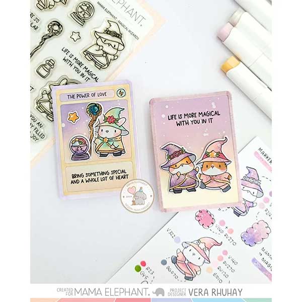 Mama Elephant Artist Trading Card Dies