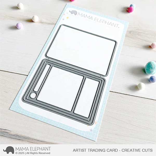Mama Elephant Artist Trading Card Dies