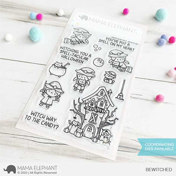 Mama Elephant Bewitched Stamps
