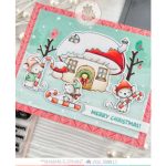 Mama Elephant Candy Cane Lane Stamp