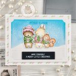 Mama Elephant Postcard Combo Dies