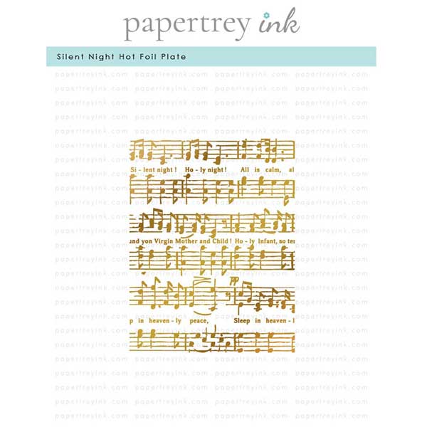 Papertrey Ink Silent Night Hot Foil Plate