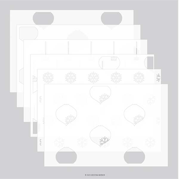 Concord &amp; 9th - Kristina Werner Ornaments Stencil Pack