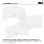 Lawn Fawn Hillside Stencils