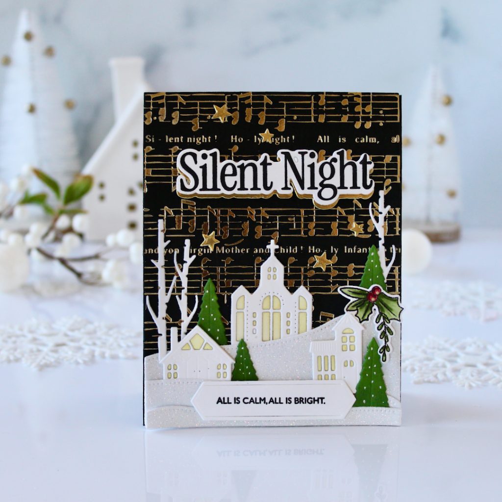 Papertrey Ink This is Big Sentiments: Silent Night Stamp