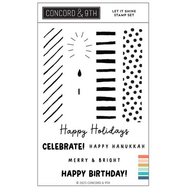 Concord &amp; 9th Let It Shine Stamp Set