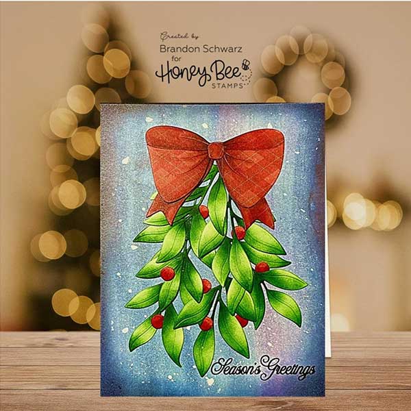 Honey Bee Stamps Warm Holiday Wishes Honey Cuts
