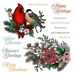 Honey Bee Stamps Winter Song Stamp