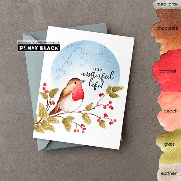 Penny Black Feathered Friendship Cut-Outs