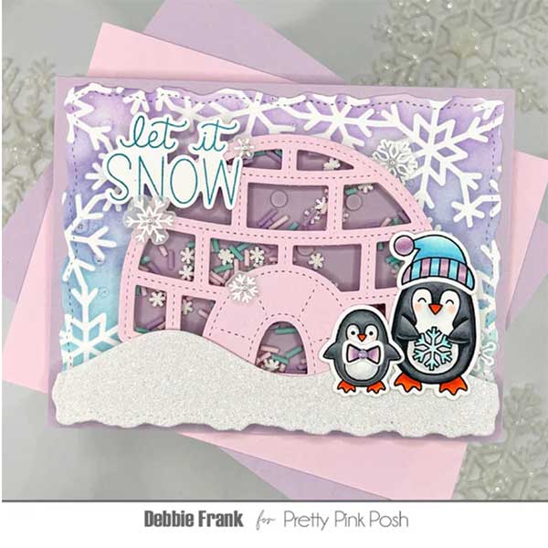 Pretty Pink Posh Penguin Friends Coordinating Dies